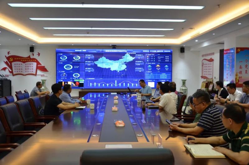 山东省工信局来一滕集团调研数字建安智能化平台项目