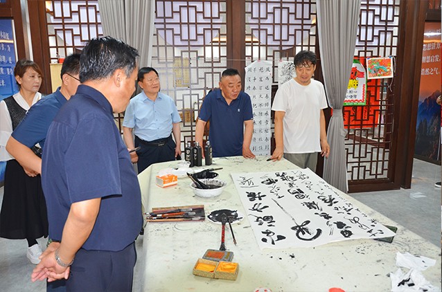 【墨韵颂党恩 丹青绘初心】一滕集团庆祝建党104周年主题党日书画活动圆满举行