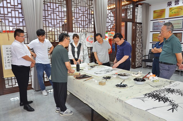 【墨韵颂党恩 丹青绘初心】一滕集团庆祝建党104周年主题党日书画活动圆满举行