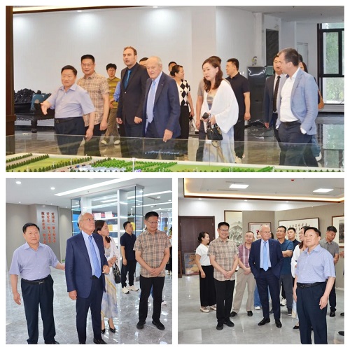匈牙利前总理彼得·迈杰希一行莅临一滕集团参观考察