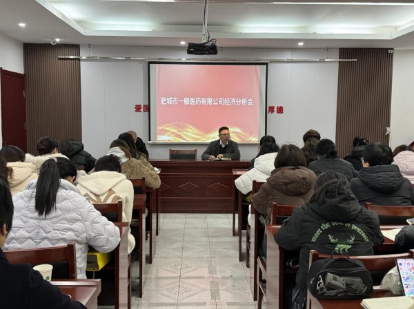 肥城一滕医药公司召开经营工作推进会
