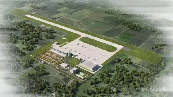 泰安仪阳通用机场航站楼举行主体建设完工仪式